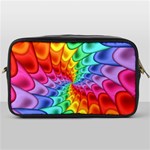 Psychedelic Rainbow Spiral Toiletries Bag (One Side)