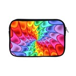 Psychedelic Rainbow Spiral Apple iPad Mini Zipper Case