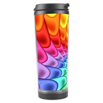 Psychedelic Rainbow Spiral Travel Tumbler