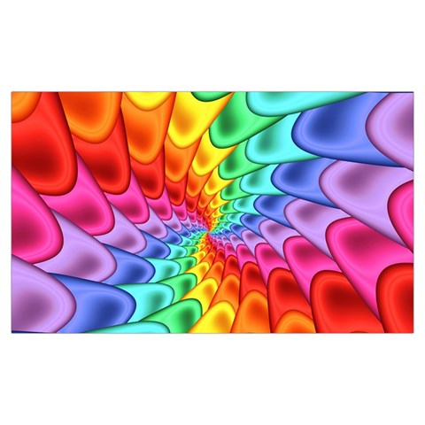 Psychedelic Rainbow Spiral Samsung Note 4 Hardshell Back Case from ArtsNow.com Front