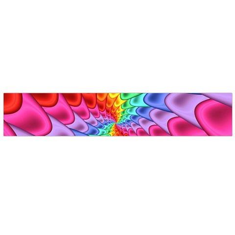 Psychedelic Rainbow Spiral Flano Scarf (Large) from ArtsNow.com Front