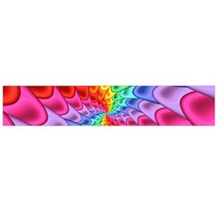 Psychedelic Rainbow Spiral Flano Scarf (Large) from ArtsNow.com Front