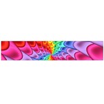 Psychedelic Rainbow Spiral Flano Scarf (Large)