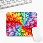 Psychedelic Rainbow Spiral Small Mousepad