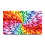 Psychedelic Rainbow Spiral Magnet (Rectangular)