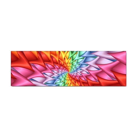 Psychedelic Rainbow Spiral Sticker Bumper (10 pack) from ArtsNow.com Front