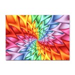 Psychedelic Rainbow Spiral Sticker A4 (10 pack)