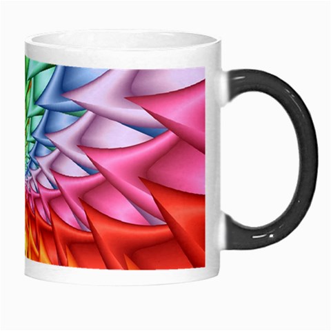 Psychedelic Rainbow Spiral Morph Mug from ArtsNow.com Right