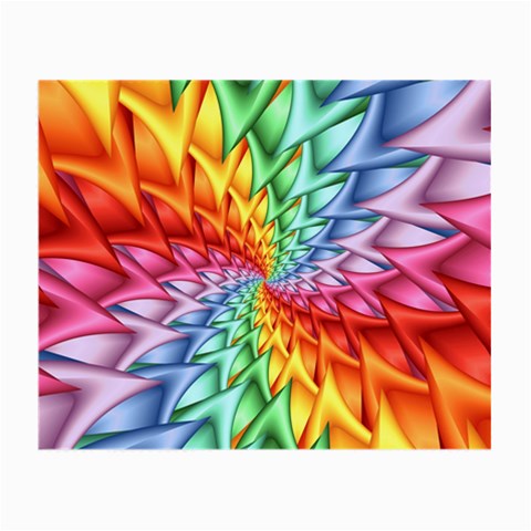 Psychedelic Rainbow Spiral Small Glasses Cloth (2 Sides) from ArtsNow.com Front