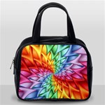 Psychedelic Rainbow Spiral Classic Handbag (One Side)