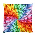 Psychedelic Rainbow Spiral Standard Cushion Case (One Side)