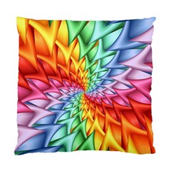 Psychedelic Rainbow Spiral Standard Cushion Case (Two Sides) from ArtsNow.com Front