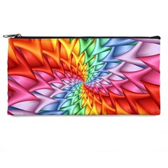 Psychedelic Rainbow Spiral Pencil Case from ArtsNow.com Front