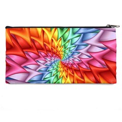 Psychedelic Rainbow Spiral Pencil Case from ArtsNow.com Back