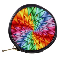 Psychedelic Rainbow Spiral Mini Makeup Bag from ArtsNow.com Back