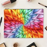 Psychedelic Rainbow Spiral Cosmetic Bag (XL)