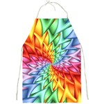 Psychedelic Rainbow Spiral Full Print Apron