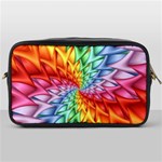 Psychedelic Rainbow Spiral Toiletries Bag (One Side)