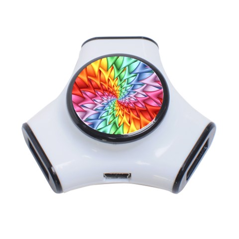 Psychedelic Rainbow Spiral 3 Front