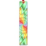 Psychedelic Rainbow Spiral Large Book Mark