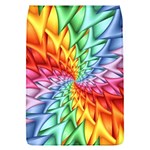 Psychedelic Rainbow Spiral Removable Flap Cover (L)