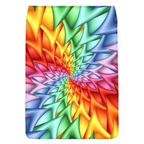 Psychedelic Rainbow Spiral Removable Flap Cover (S) from ArtsNow.com Front