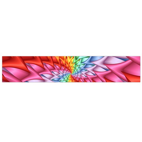 Psychedelic Rainbow Spiral Flano Scarf (Large) from ArtsNow.com Front