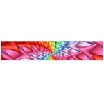 Psychedelic Rainbow Spiral Flano Scarf (Large)