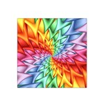 Psychedelic Rainbow Spiral Satin Bandana Scarf