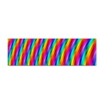 Psychedelic Rainbow Glitter Stripes Sticker (Bumper)