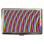 Psychedelic Rainbow Glitter Stripes Cigarette Money Case