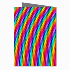 Psychedelic Rainbow Glitter Stripes Greeting Cards (Pkg of 8) from ArtsNow.com Right