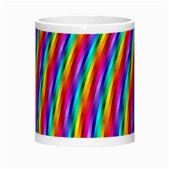 Psychedelic Rainbow Glitter Stripes Morph Mug from ArtsNow.com Center