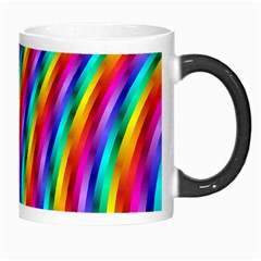 Psychedelic Rainbow Glitter Stripes Morph Mug from ArtsNow.com Right