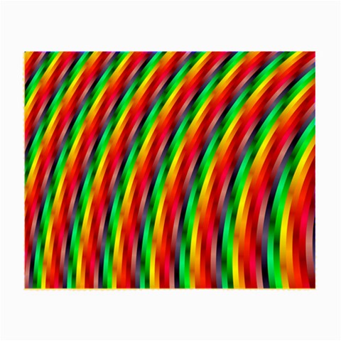 Psychedelic Rainbow Glitter Stripes Small Glasses Cloth from ArtsNow.com Front