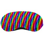 Psychedelic Rainbow Glitter Stripes Sleeping Mask