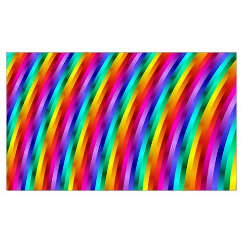 Psychedelic Rainbow Glitter Stripes Samsung Note 4 Hardshell Back Case from ArtsNow.com Front