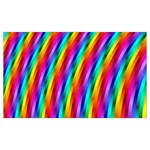 Psychedelic Rainbow Glitter Stripes Samsung Note 4 Hardshell Back Case