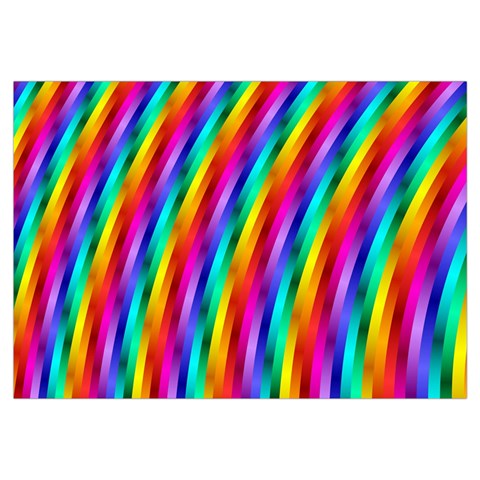 Psychedelic Rainbow Glitter Stripes Samsung Galaxy Note 4 Case (White) from ArtsNow.com Front