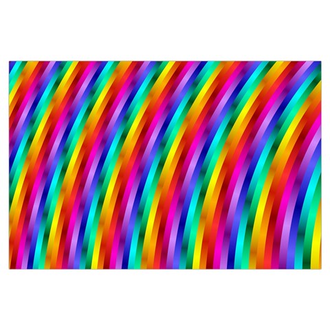 Psychedelic Rainbow Glitter Stripes Samsung Galaxy Note 4 Case (Black) from ArtsNow.com Front