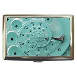 Retro Vintage Turquoise Rotary Dial Spiral Droste Cigarette Money Case