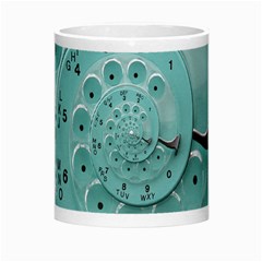 Retro Vintage Turquoise Rotary Dial Spiral Droste Morph Mug from ArtsNow.com Center