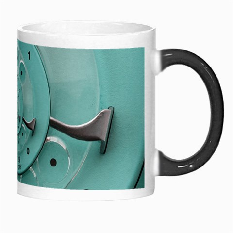 Retro Vintage Turquoise Rotary Dial Spiral Droste Morph Mug from ArtsNow.com Right