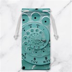 Retro Vintage Turquoise Rotary Dial Spiral Droste Jewelry Bag