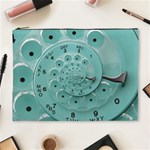 Retro Vintage Turquoise Rotary Dial Spiral Droste Cosmetic Bag (XL)