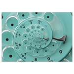 Retro Vintage Turquoise Rotary Dial Spiral Droste Samsung Galaxy Note 4 Case (White)