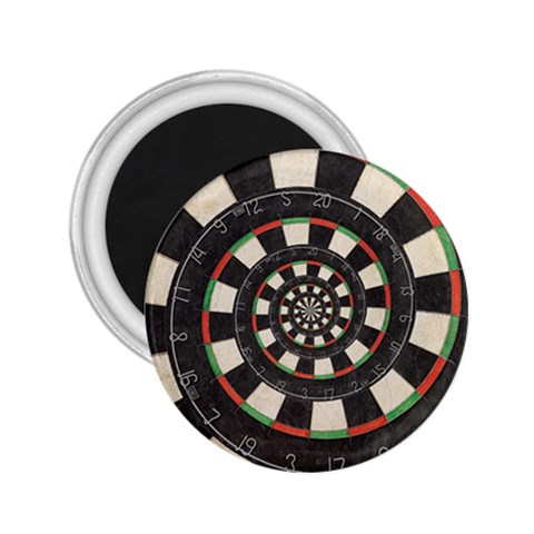 Spiral Dart Board Droste Effect  2.25  Magnet from ArtsNow.com Front