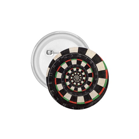 Spiral Dart Board Droste Effect  1.75  Button from ArtsNow.com Front