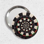 Spiral Dart Board Droste Effect  2.25  Handbag Mirror