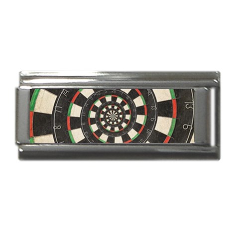 Spiral Dart Board Droste Effect  Superlink Italian Charm (9mm) from ArtsNow.com Front